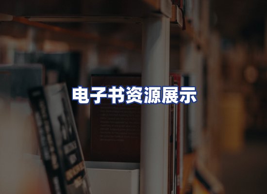 电子书资源展示